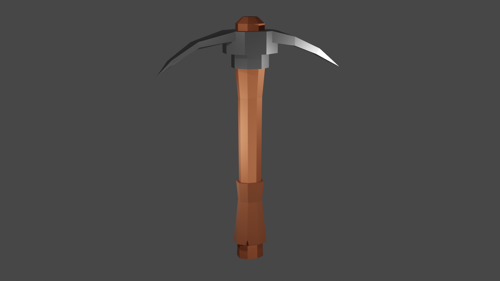 silver pickaxe preview image